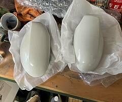 Bmw 1 series e81 e82 e87 mirror covers  alpine white