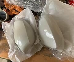 Bmw 1 series e81 e82 e87 mirror covers  alpine white
