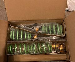 2 front raceland Volkswagen Passat B7 Ultimo Coilovers and 2 back springs