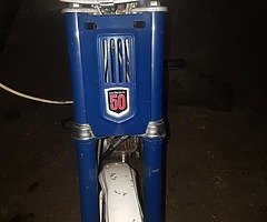 honda 50 moped total orignal 2 stroke running perfick english reg no book - Image 7/7