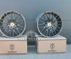 Genuine Stuttgart ST8 alloy wheels - 19'' / 20''  - 5x112 / 5x120 - Image 5/8