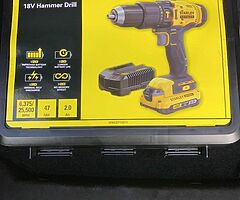 Stanley fatmax  18v  cordless hammer drill