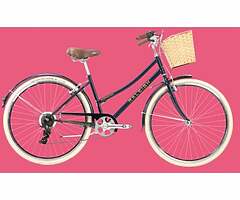Raleigh Sherwood classic 2021 vintage ladies bike with basket 3 Navy