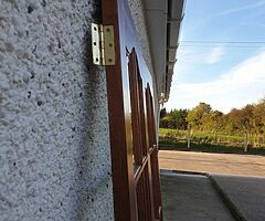 Solid mahogany interior glass french doors - Image 4/5