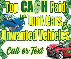Cash for your unwanted scrap cars