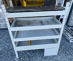 Van racking and shelving in great shape