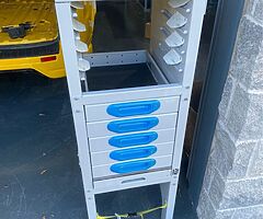 Van racking and shelving in great shape