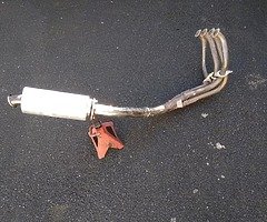 Zx-9r exhaist system