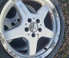 17inch Amg alloys