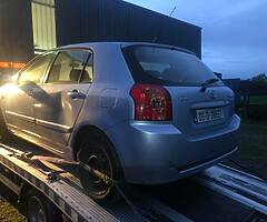 Toyota Corolla 1.4 petrol for breaking
