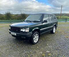 Range Rover p38 2001 commercial 333 rare manual