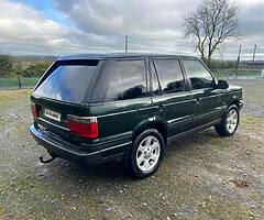 Range Rover p38 2001 commercial 333 rare manual