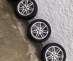 Genuine Audi s line alloys w good tyres