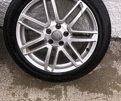 Genuine Audi s line alloys w good tyres