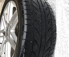 Genuine Audi s line alloys w good tyres - Image 6/6
