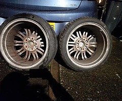 17 5x120 bmw m3 alloys - Image 3/9