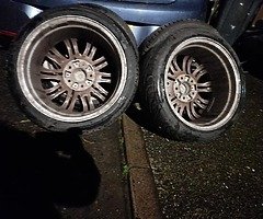 17 5x120 bmw m3 alloys - Image 4/9