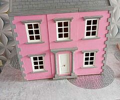 Wooden dolls house