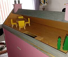 Wooden dolls house