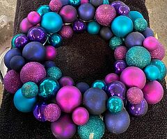 Bauble Christmas Wreath