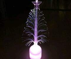 Colorfull glowing christmas tree acrylic led tree ximas decorations