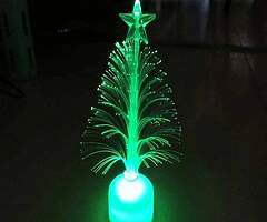 Colorfull glowing christmas tree acrylic led tree ximas decorations