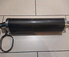 Old race line Skorpion/Akrapovic carbon exhaust