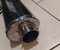 Old race line Skorpion/Akrapovic carbon exhaust