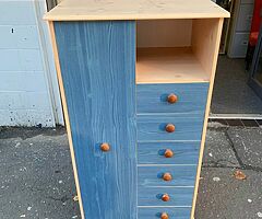 6 drawer tall boy £70