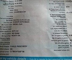 2003 Vauxhall vectra 2.2 dti 16v diesel - Image 6/8