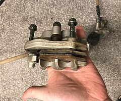 Honda CR125 CR250 CRF 250 CRF 450 genuine front brake caliper master cylinder lever complete - Image 4/5