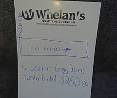 Grey fabric group sofa chesterfield £249 dimensions in last pic mint condition - Image 6/7