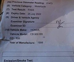 1998 Honda CBR - Image 4/6