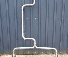 Stainless steel 304 twin pipes all measurements in 2nd picture