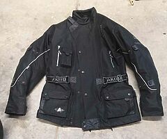 Akito waxed jacket and bottoms size XXL