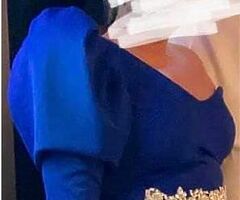 Dress and head peace made by gerda truubon size 10 to 14