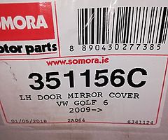 Lh door mirror cover