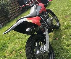 Suzuki drz 125 4 stroke ((motocross with trailer and all gears))
