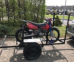 Suzuki drz 125 4 stroke ((motocross with trailer and all gears)) - Image 5/10