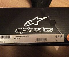 Alpinestars J-6 waterproof motorcycle ankle boots