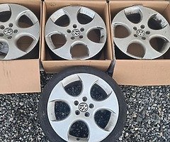 Genuine mk5 gti alloys