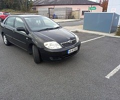2005 Toyota Corolla.Fresh NCT to December 2022