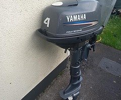 4 -stroke outboard  Yamaha-4 hp