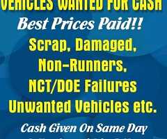 Heya People Are you looking to get Rid of a Vehicle you have ?

Well are looking for all Types of Ve
