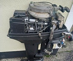 2-stroke  outboard  Suzuki-15 hp