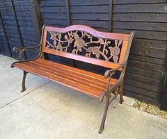 Vintage Castiron Bench