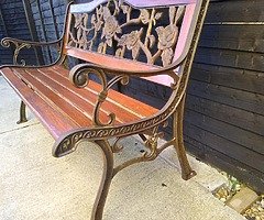 Vintage Castiron Bench