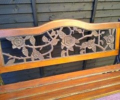 Vintage Castiron Bench - Image 3/6