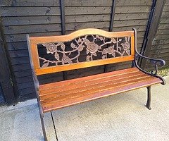 Vintage Castiron Bench - Image 6/6