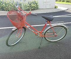 Ladies Bicycle | Single Speed | Detachable Basket